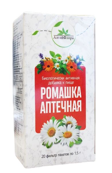Изображение товара Чайный напиток Ромашка аптечная Алтайфлора №20 Чайный напиток Ромашка аптечная Алтайфлора №20 фотография