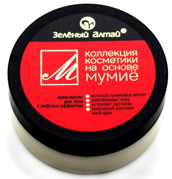 Изображение товара Зеленый Алтай крем-масло для тела с мумие 150мл Зеленый Алтай крем-масло для тела с мумие 150мл фотография
