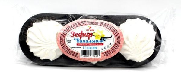 Изображение товара Зефир Ванильный на фруктозе со вкусом ванили 110г Зефир Ванильный на фруктозе со вкусом ванили 110г фотография