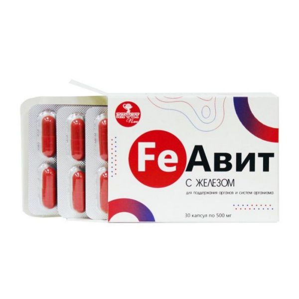 Изображение товара FeАвит с железом Алфит Плюс №30 FeАвит с железом Алфит Плюс №30 фотография